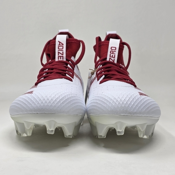 adidas Adizero Impact Football Cleats Mens Size 10 White Red Shoes IF2477 New main image 6